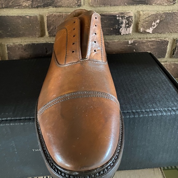 FRYE PAUL BAL OXFORD MEN’S BROWN LEATHER SIZE 12